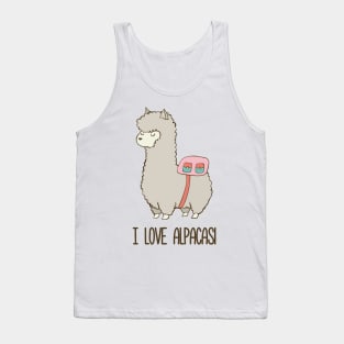 I Love Alpacas! Tank Top